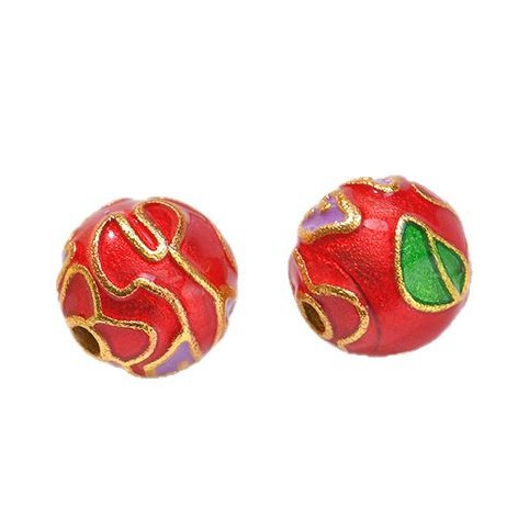تم توزيع الحلي الملونة الجديدة من خلال سلسلة من حرز اللوتس المصنوعة من النحاس Item Picture