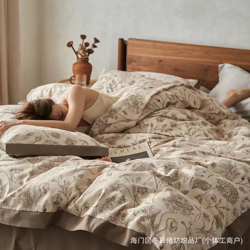 四件套/床品刺绣/床上用品/床品四件套/家纺产品图