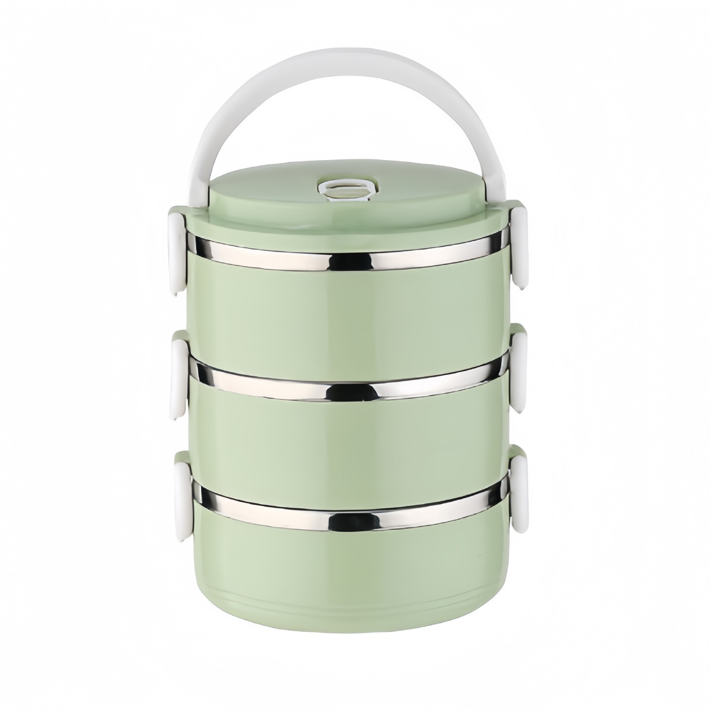 Bonda colorful multi-layer insulated lunch box, insulated bucket, insulated pot, African glass inner liner portable lunch box, insulated bag Item Picture
