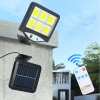 Angled adjustable split-type solar lamp, square solar sensor outdoor courtyard lighting sensor lamp Application Scenario