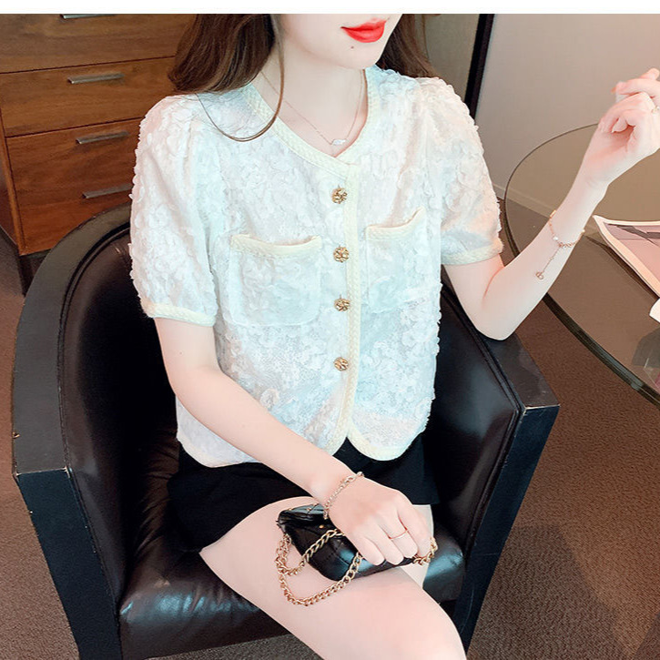 雪纺/蕾丝衫实物图