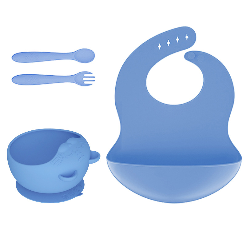 Summer waterproof baby silicone bib, food-grade thin saliva bib, baby and children's complementary food rice bag in stock factory Application Scenario