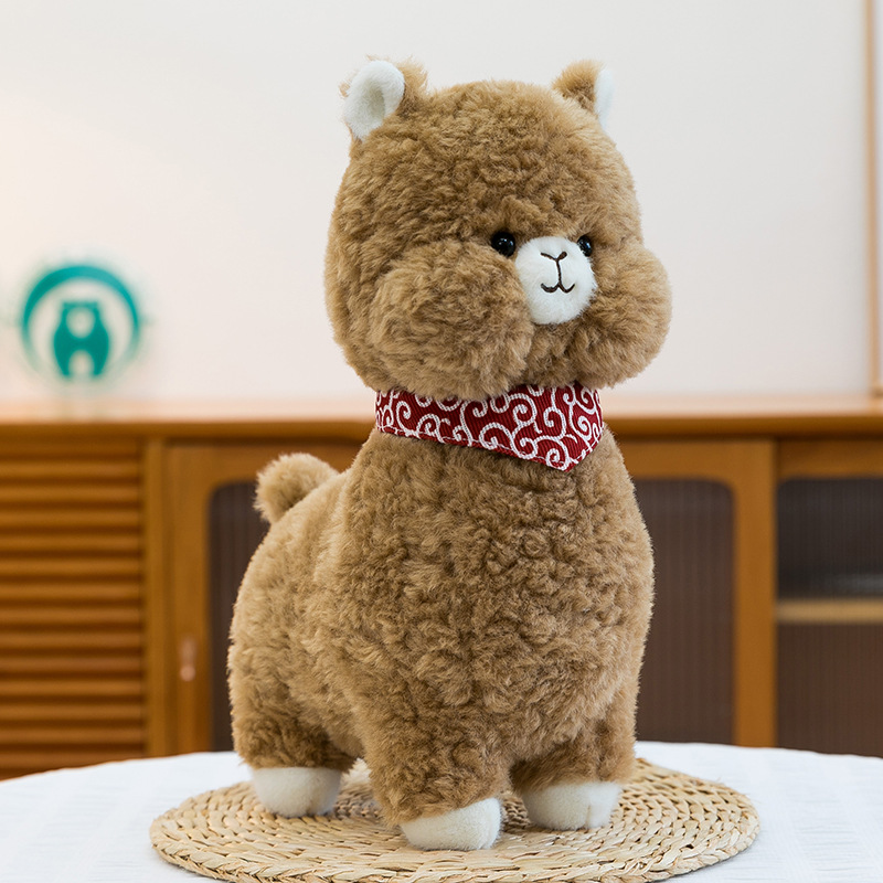 Cute and adorable camel fur toys, children's birthday gifts, scarves, alpaca sleeping cushions, wholesale home decorations details Picture