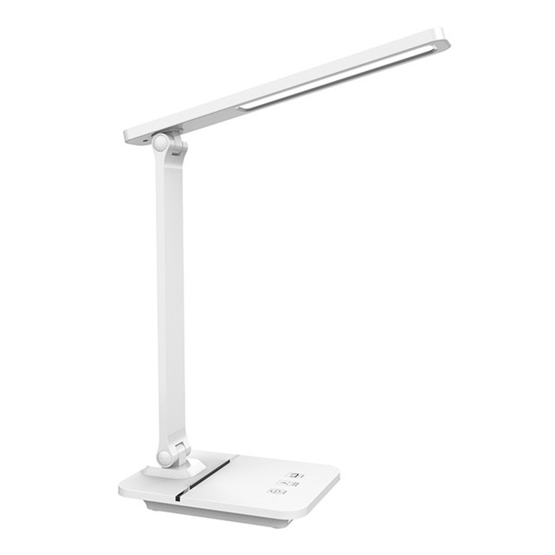 Eye-protecting children's dimmable usb plug-in student learning and reading desk lamp charging bedroom dormitory touch light adjustable Item Picture