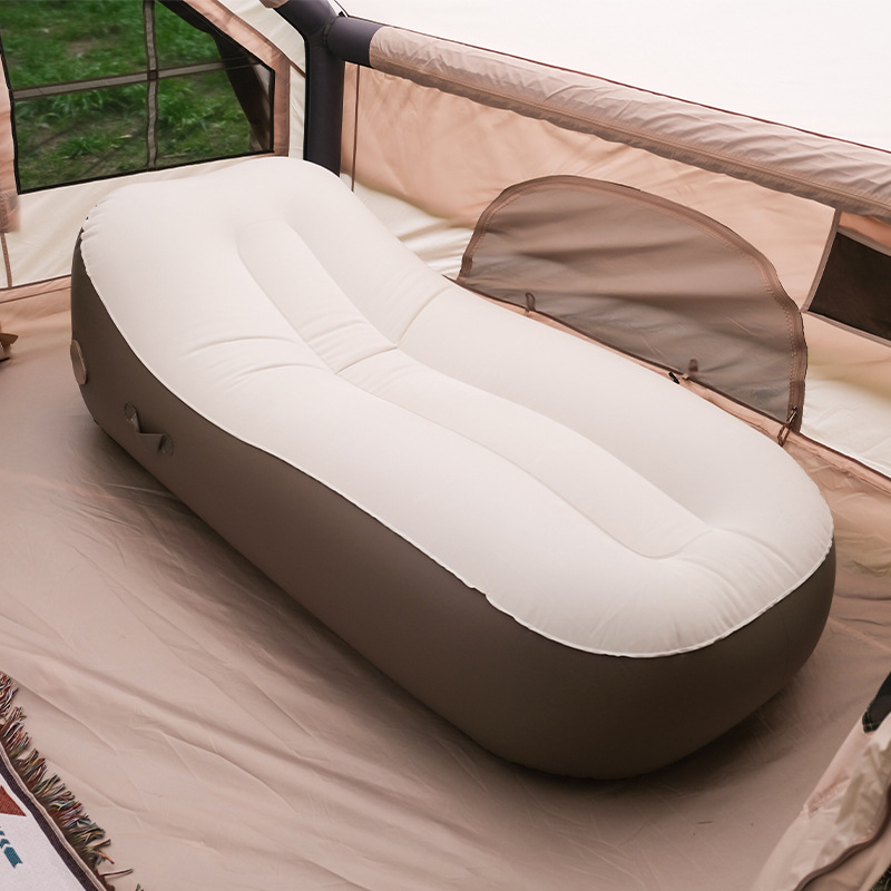 Xanoduji lazy sofa, camping lounge chair, single person midday rest, widened folding bed, outdoor lazy inflatable bed