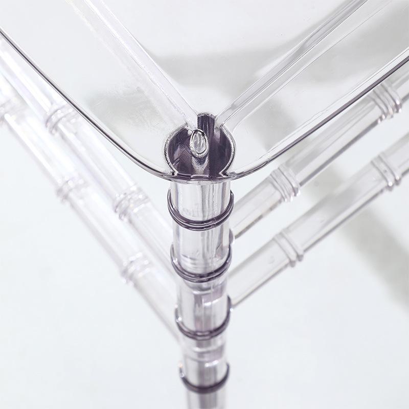Star Factory Bamboo joint chairs, crystal chairs, stools, backrests, dining chairs, home makeup chairs, and acrylic transparent chairs for taking photos on Instagram Specification image