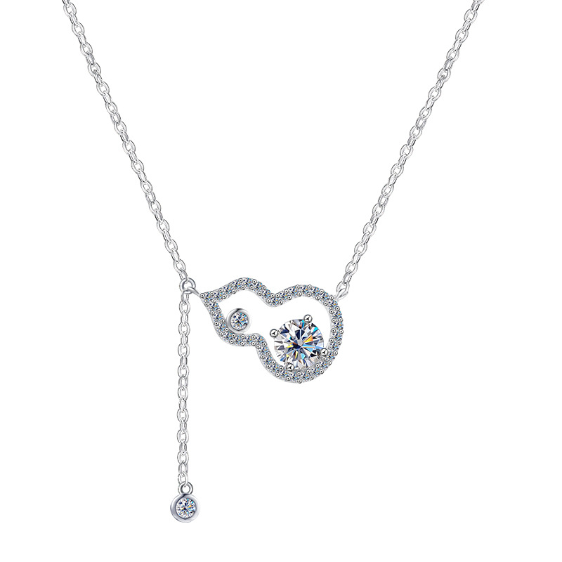 Tassel gourd necklace for women 2026 New style, new Chinese-style collarbone chain, light luxury, niche and high-end neckchain accessory wholesale Specification image