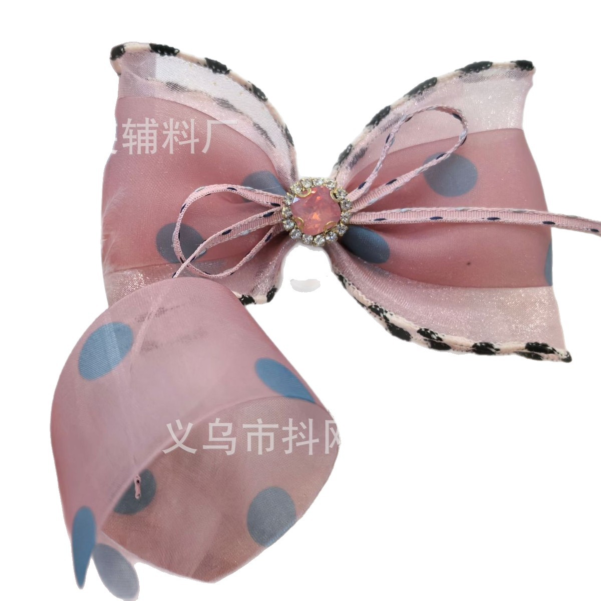 2.6-4cm corea ins rambo punto hecho a mano DIY accesorios de pelo tocados flores sombrero de paja caja de regalo arco cinta de embalaje Item Picture