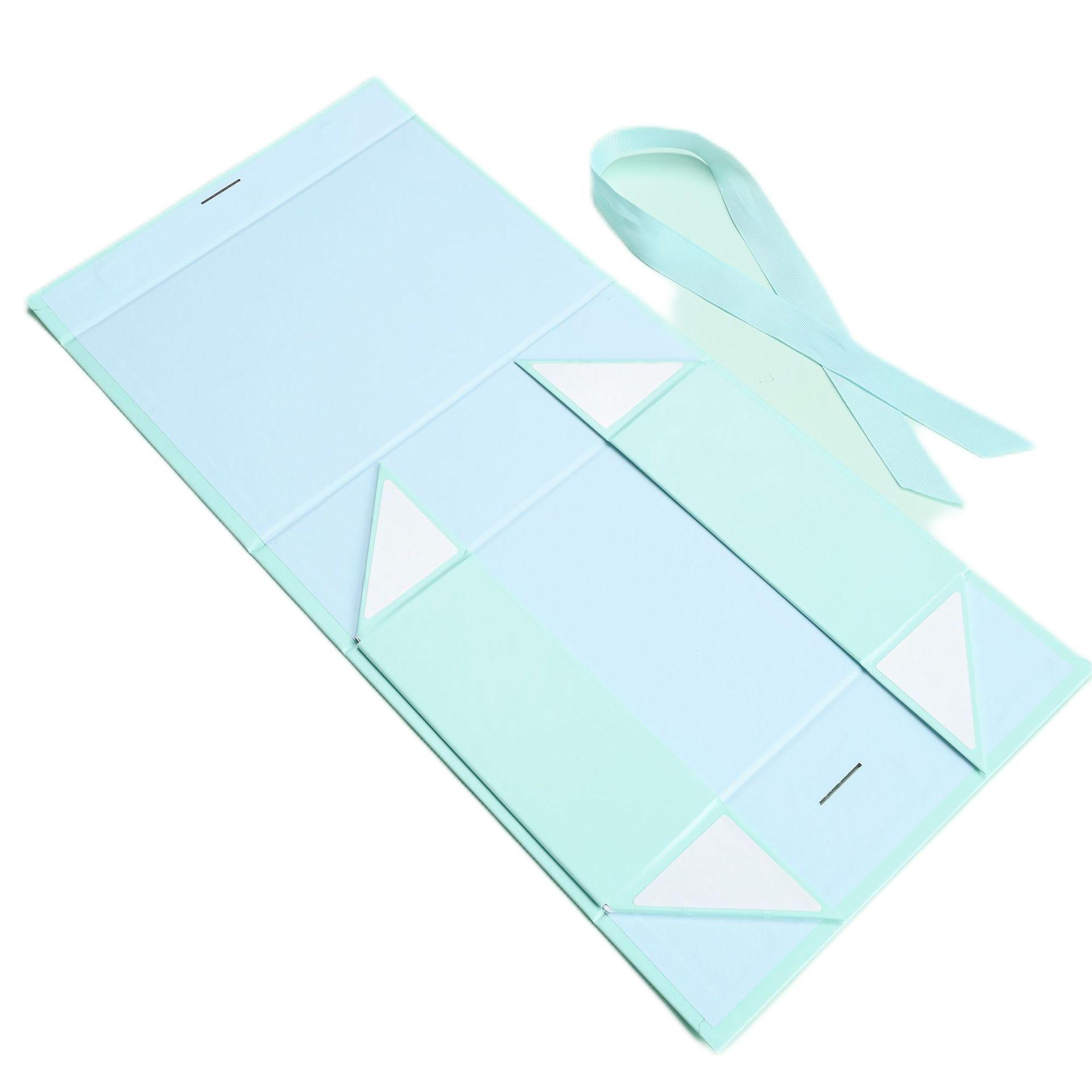 Wholesale of in-stock flip-top folding boxes, solid-color bow packaging boxes, cross-border foreign trade folding gift boxes, one-piece gift boxes Application Scenario