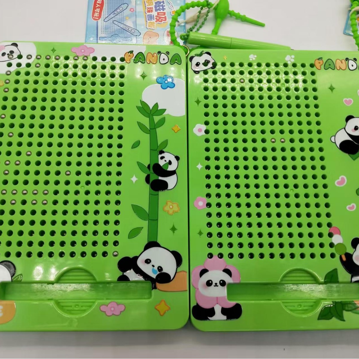 2025 New best-selling creative cartoon magnetic steel ball drawing board hanging decoration, trendy and cute, factory direct sales details Picture