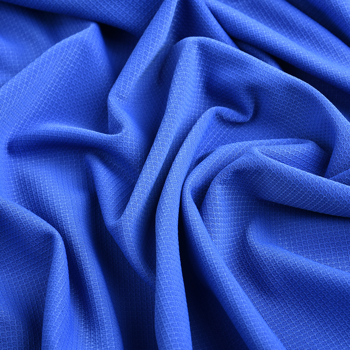 厂家直销鱼鳞甲面料锦氨凉感透气冰丝速干运动休闲高弹男装POLO衫产品图