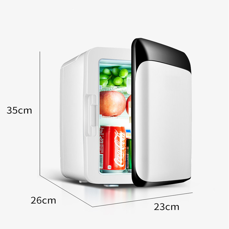 10-liter mini compact car refrigerator, the same model as the small refrigerator for home use and dormitories, insulin refrigeration box, suitable for both heating and cooling Specification image