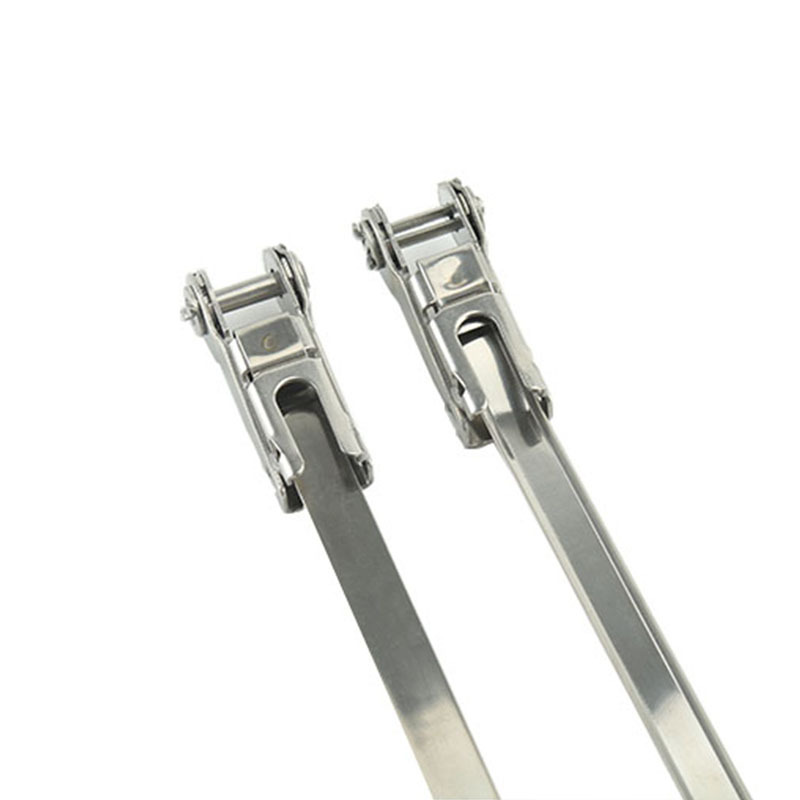 304不锈钢扎带自锁船用捆绑带10/19mm万能式扎带棘轮式束线带白底实物图