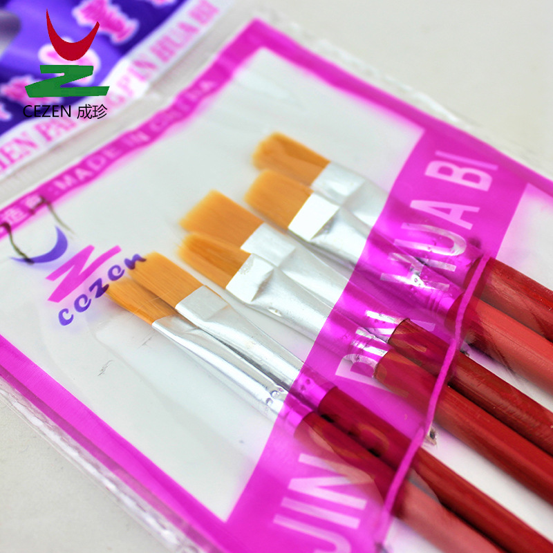 Venta directa de fábrica acrílico óleo set arte gouache acuarela pigmento pluma de composición hilo de nylon pincel pincel Specification image