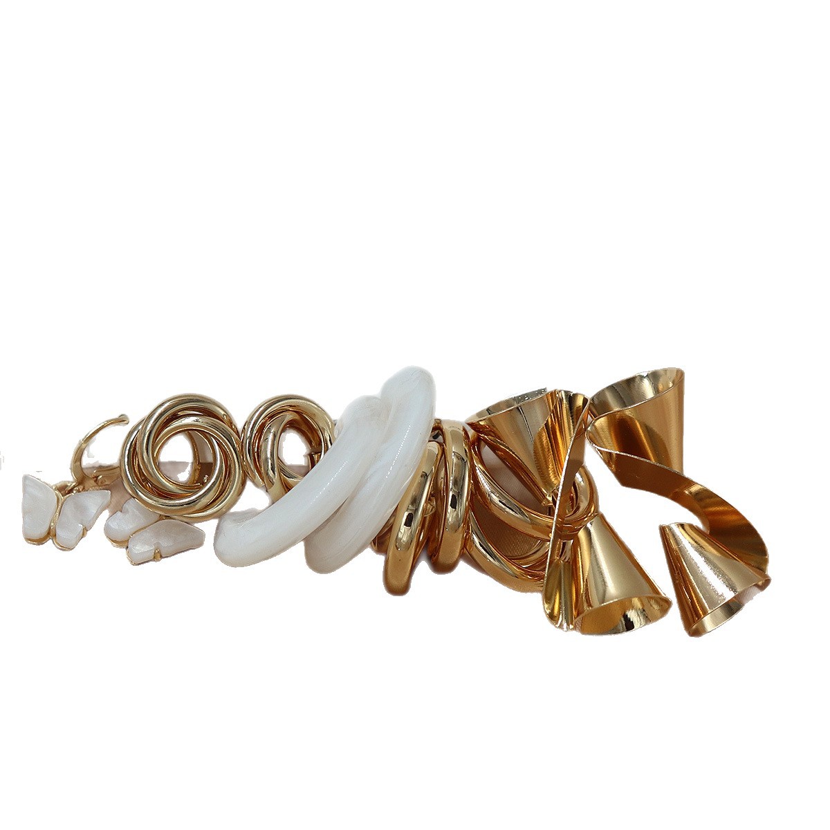 饰品/饰品女长款气质/欧比雅比/耳环女长款气质/耳饰女长款简约白底实物图