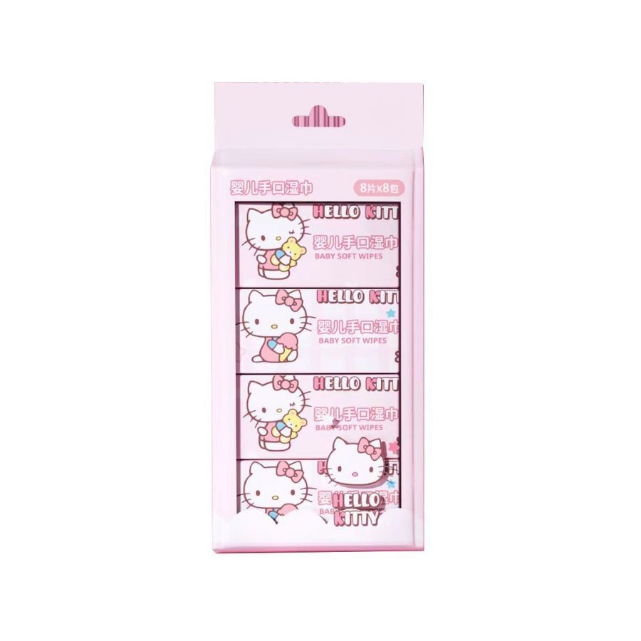 迷你湿巾/湿巾/湿巾小包/酒精湿巾/纸巾白底实物图