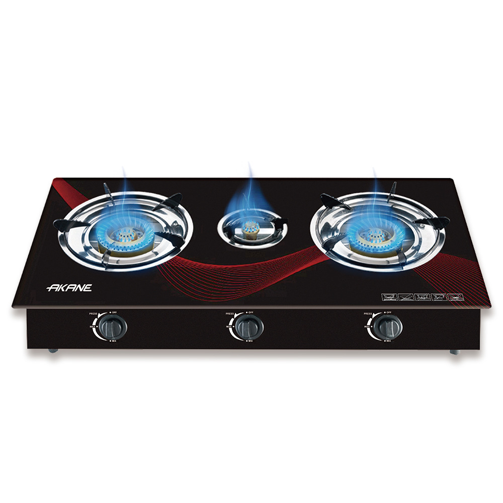 AKANE cross-border countertop gas stoves export European-style stoves, single-burner stoves, three-burner stoves, simple European-style gas stoves Item Picture
