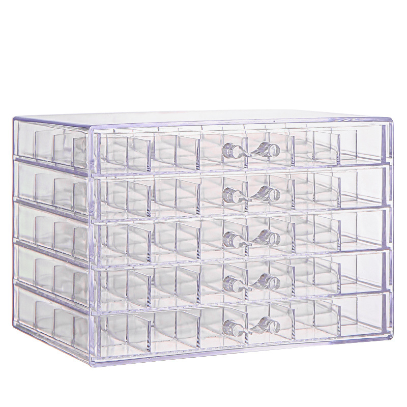 Caja de joyas transparente premium sense multicapa de gran capacidad pendientes pendientes caja de almacenamiento multifunción caja de almacenamiento de accesorios Item Picture