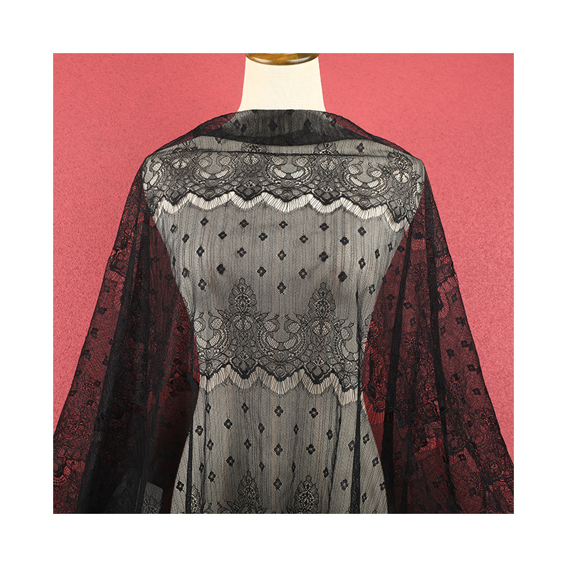 150cm full lace fabric with nylon cutout, lace fashion dress, wedding accessories Application Scenario