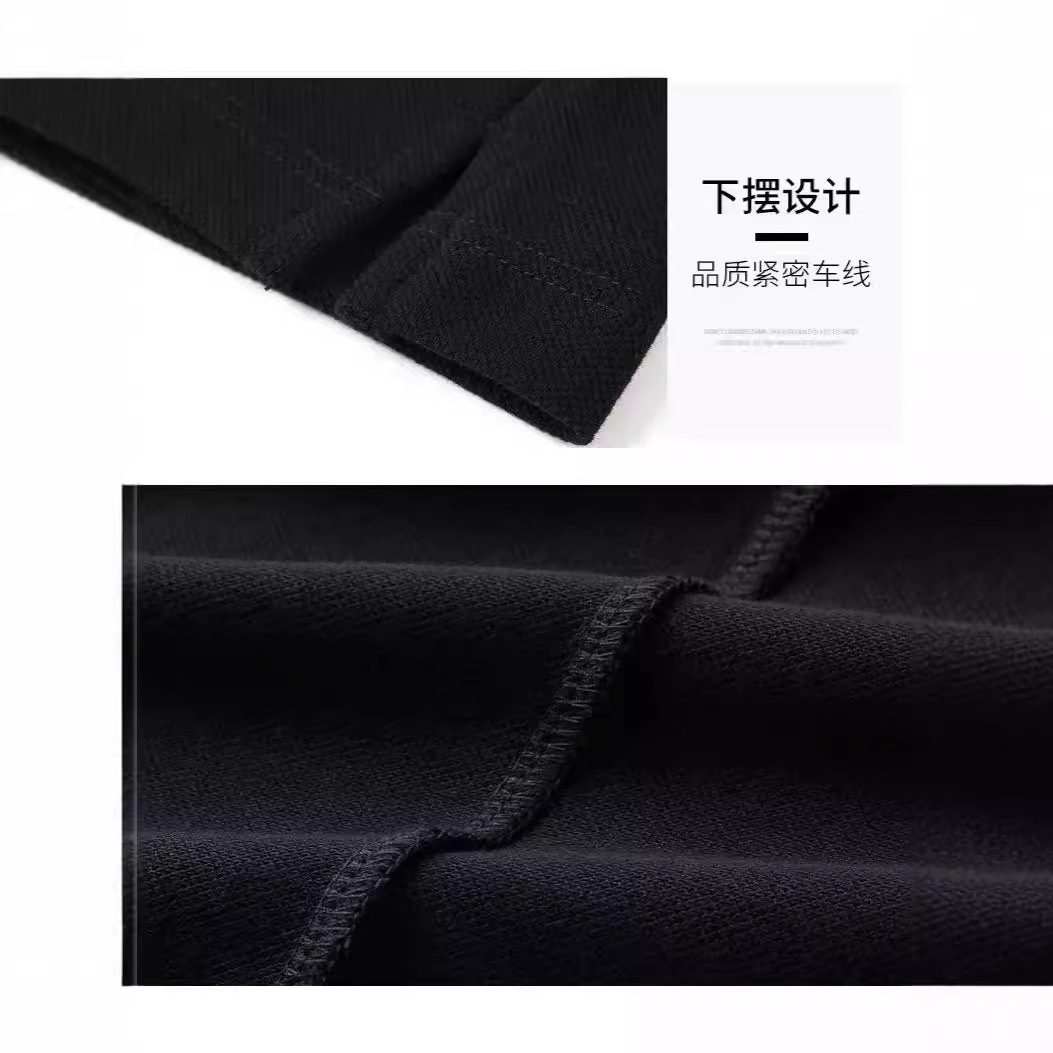 美码跨境直供大码男装短袖加肥加大冰丝POLO衫速干翻领商务T恤细节图