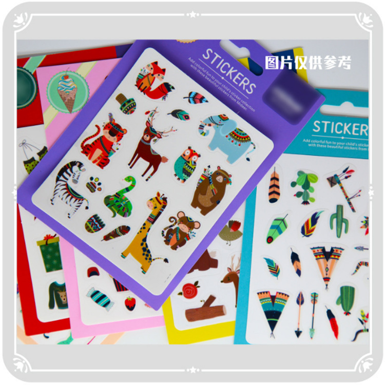 文具贴纸实物图