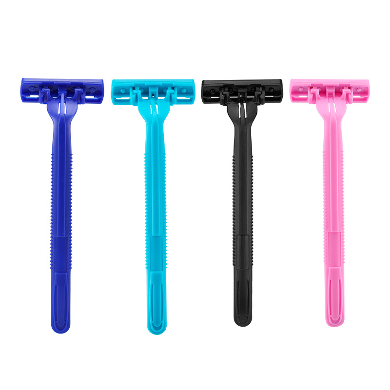 New three-layer razor manufacturer wholesale hotel supplies Pearl Max manual shaving razor Old-fashioned shaver Item Picture
