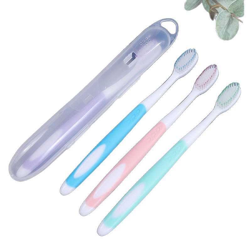 Private domain live streaming supply of American soft-bristled toothbrushes for dental hospitals and clinics. Individually packaged 5 durable toothbrushes for gum protection Item Picture