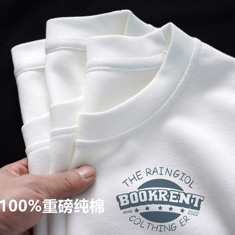 Xinjiang's highly anticipated pure cotton T-shirt for both men and women, a Chinese-style short-sleeved base layer on Instagram, a summer large-sized half-sleeved trend details Picture