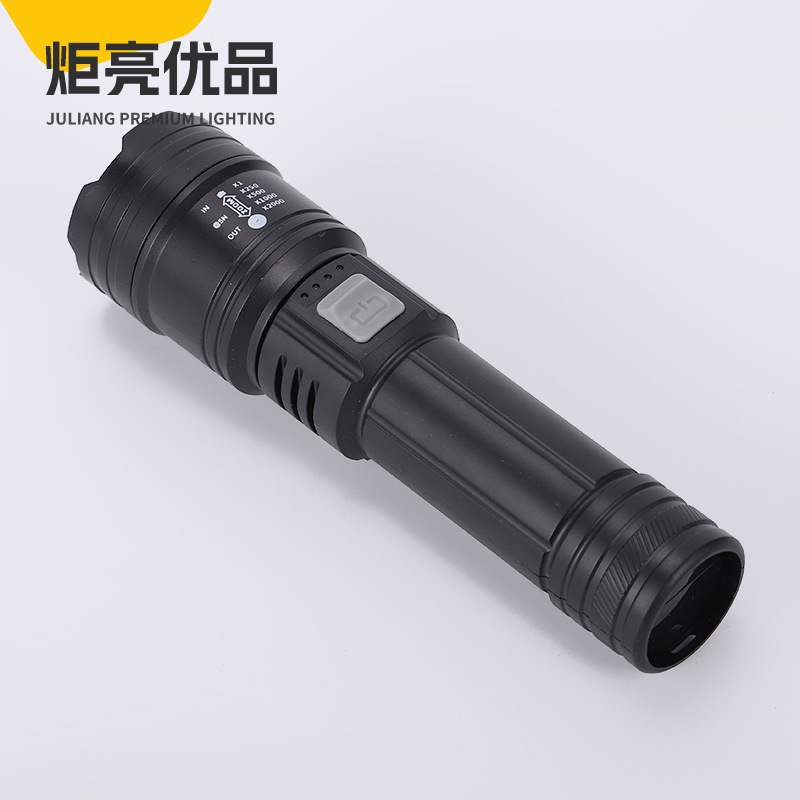 The new jy-908 high-power white laser flashlight with multi-functional digital display Application Scenario