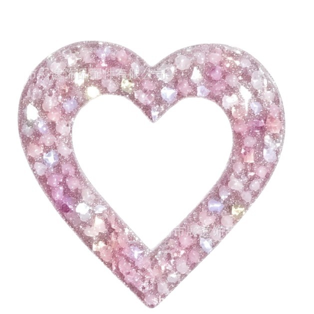 Best-selling cross-border hollowed-out bow, five-pointed star, butterfly, star accessories, water diamond patches Item Picture
