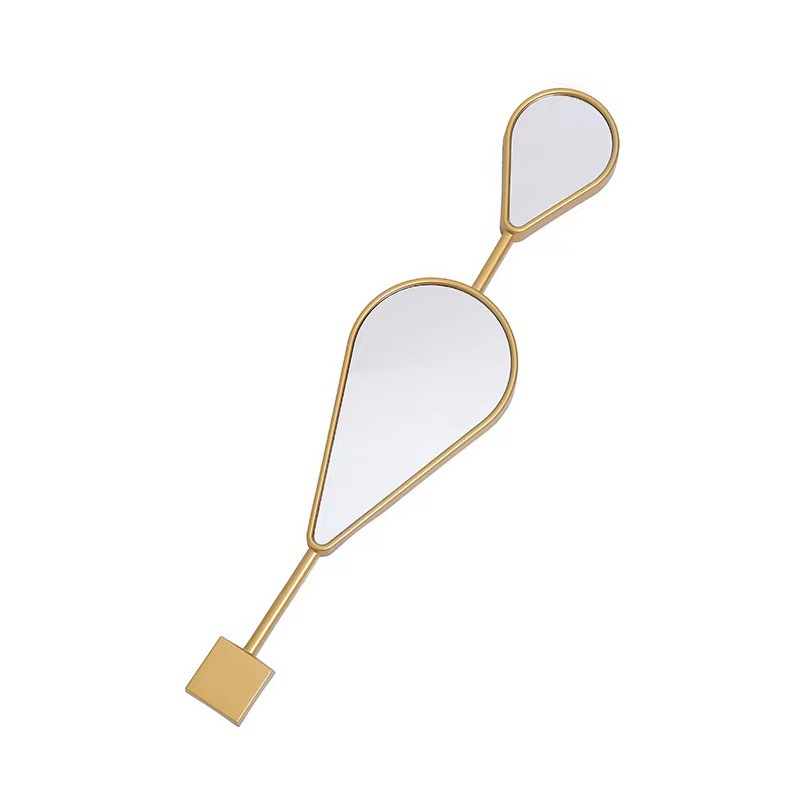 5 creative water-drop mirrors for modern entrance decoration, living room hanging mirrors, dining room wall background hanging decorations, Amazon Specification image