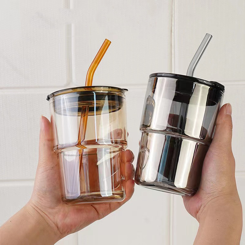 Creative water cup souvenirs, wholesale of opening small gifts, glass cups, summer cups, and free portable coffee cups Specification image