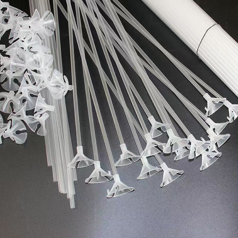 Latex balloon stick holder, 40cm plastic stick, balloon accessory, cup stick, advertising balloon, made of brand new material Specification image