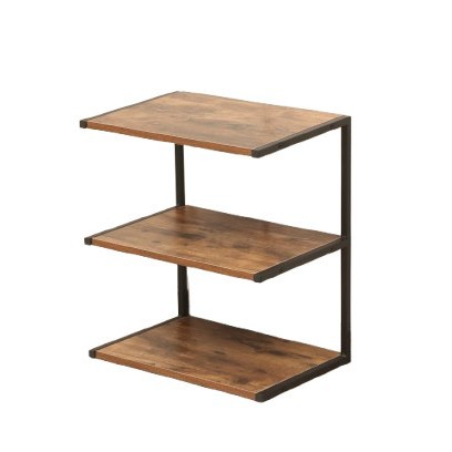 Coffee table, small table, simple modern corner Chinese square table, storage rack, small coffee table, home living room small coffee table Application Scenario