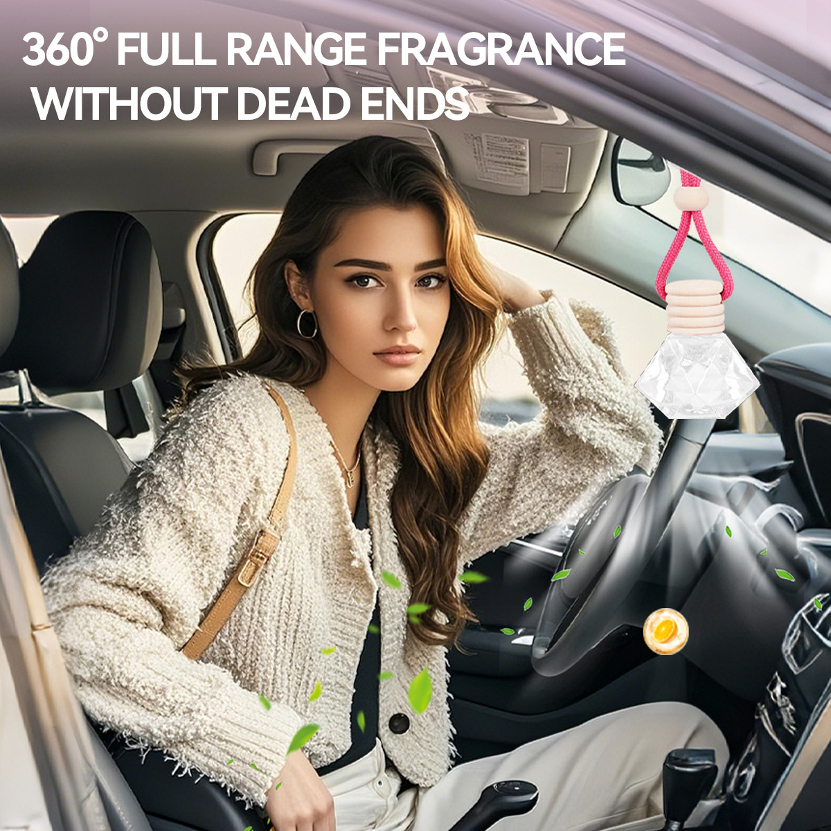 Cross-border exclusive FORMBO car perfume pendant, long-lasting light fragrance, car aromatherapy, hanging aromatherapy wholesale Specification image