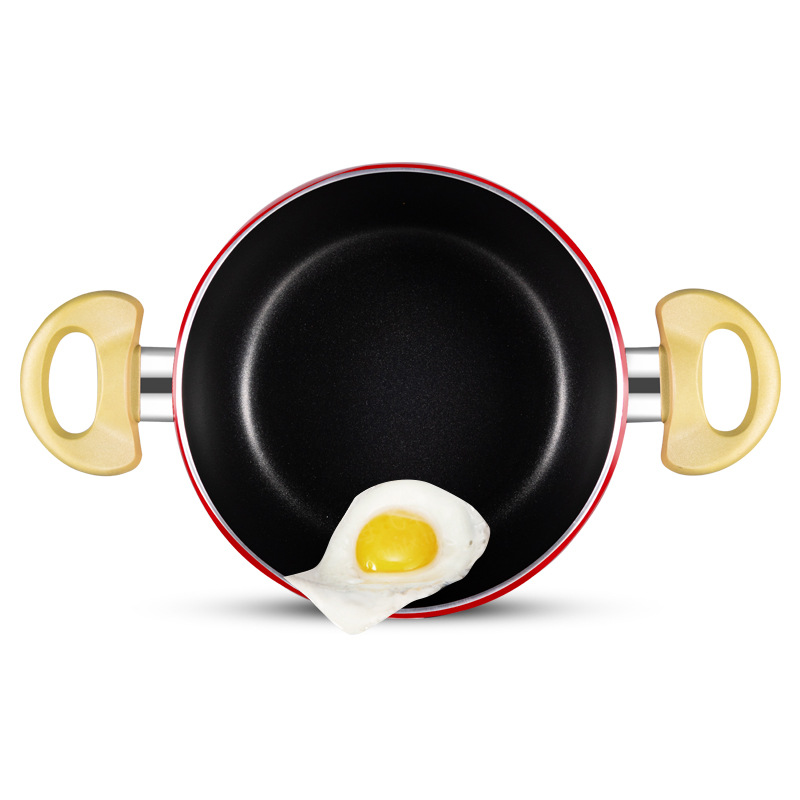 Wholesale of soup POTS, non-stick POTS, tomato POTS, double-ear soup POTS, double-bottom household aluminum POTS, non-stick POTS, soup POTS and cooking POTS Application Scenario