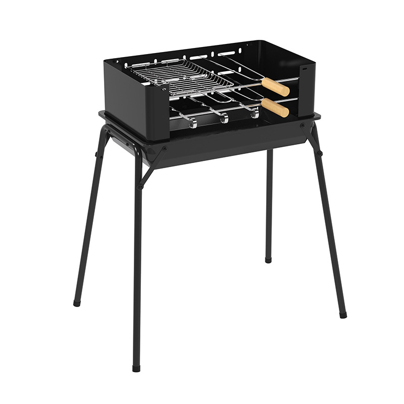 烧烤架/烧烤架子/烧烤/烤网/烤鱼夹白底实物图