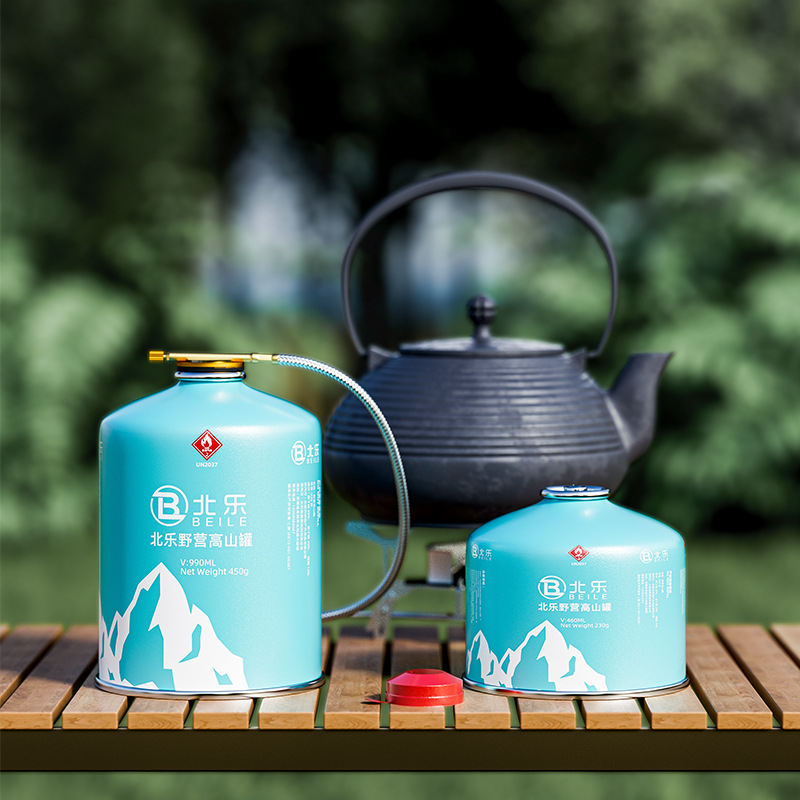户外扁气罐高原高山露营瓦斯瓶便携野外炉具卡式炉然气煤气罐代发