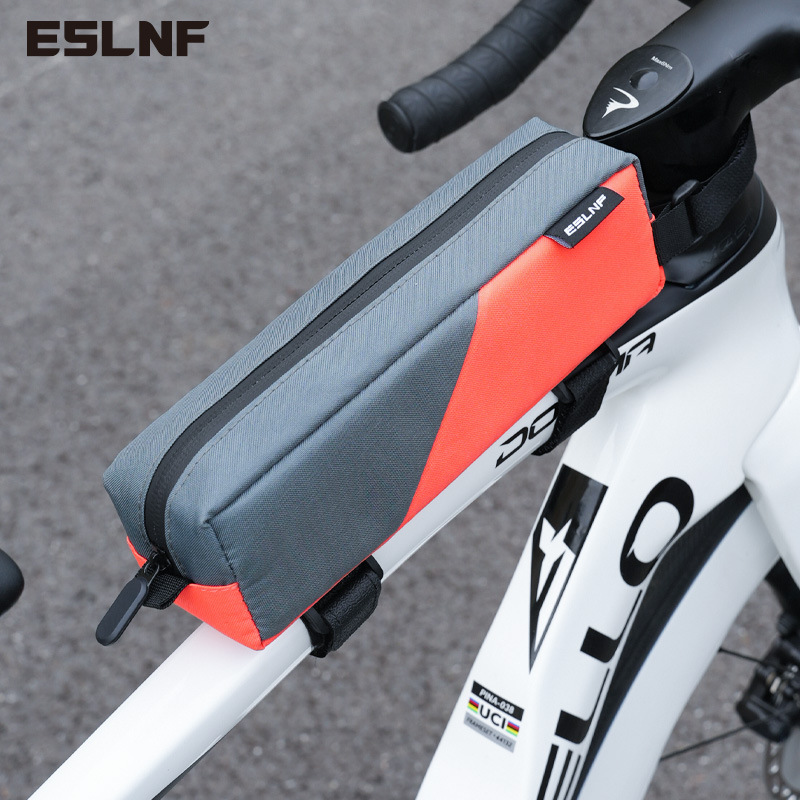 ESLNF mountain bike riding bag, top tube bag, color-blocked waterproof mountain road bike, front beam bag, bike equipment