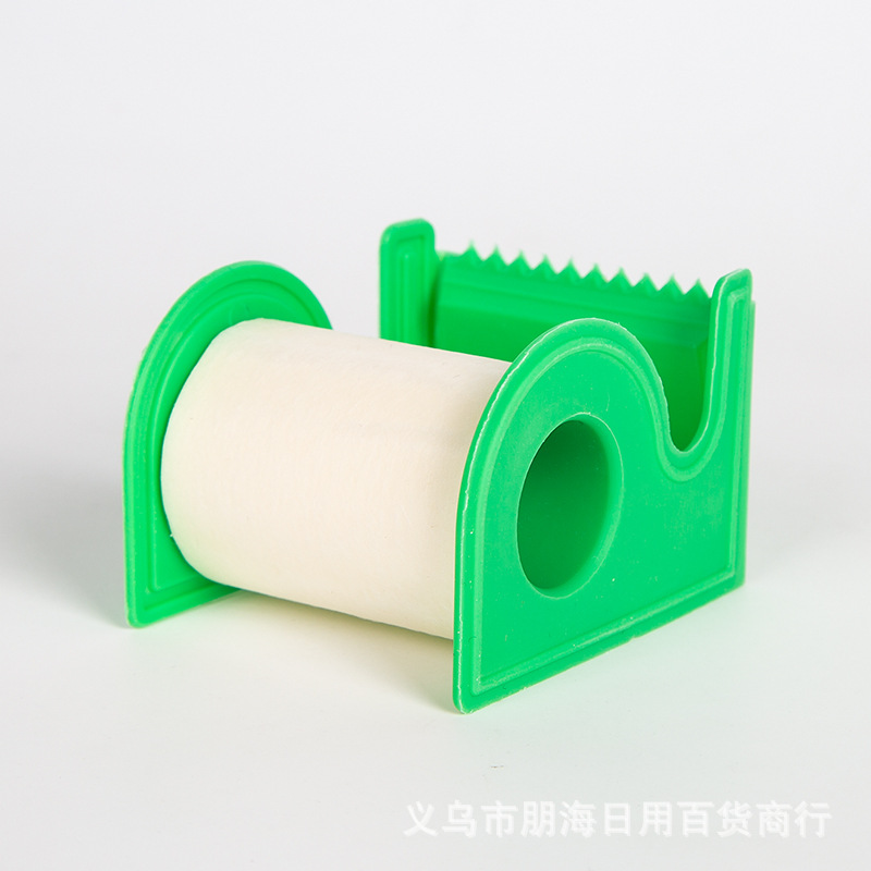 HY403 White non-woven tape (with knife holder)5cm*5m Ordinary non-woven tape is comfortable and breathable Specification image
