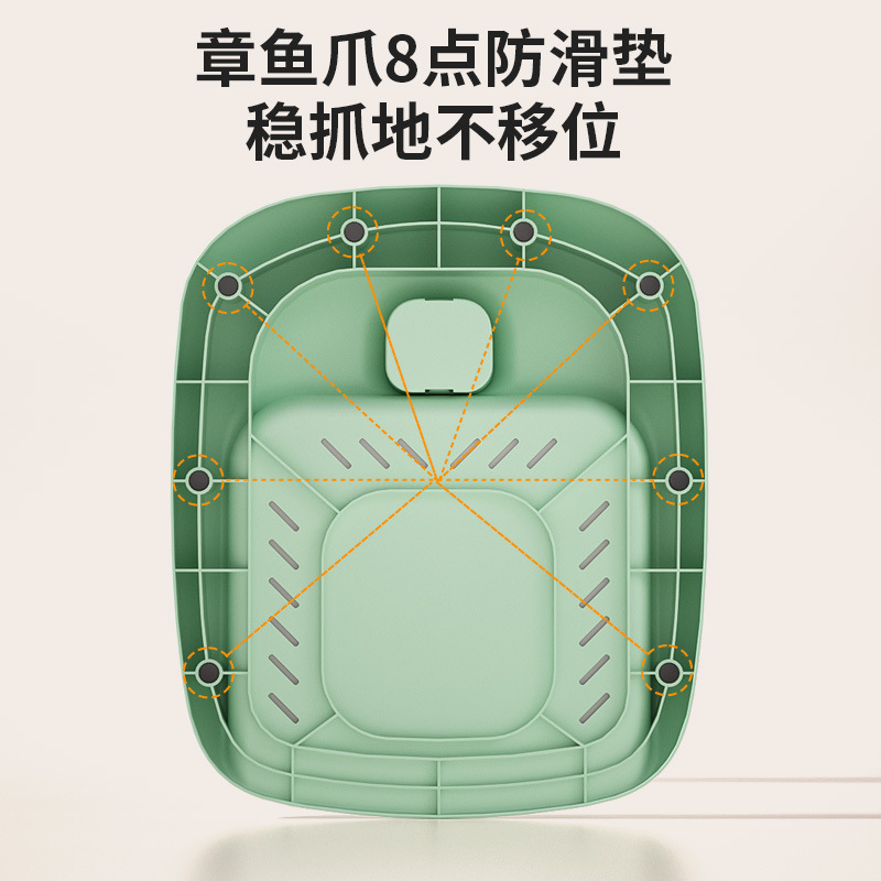 婴幼儿童洗澡宝宝站立洗浴神器沐浴澡盆淋浴台可折叠洗头屁屁神器细节图