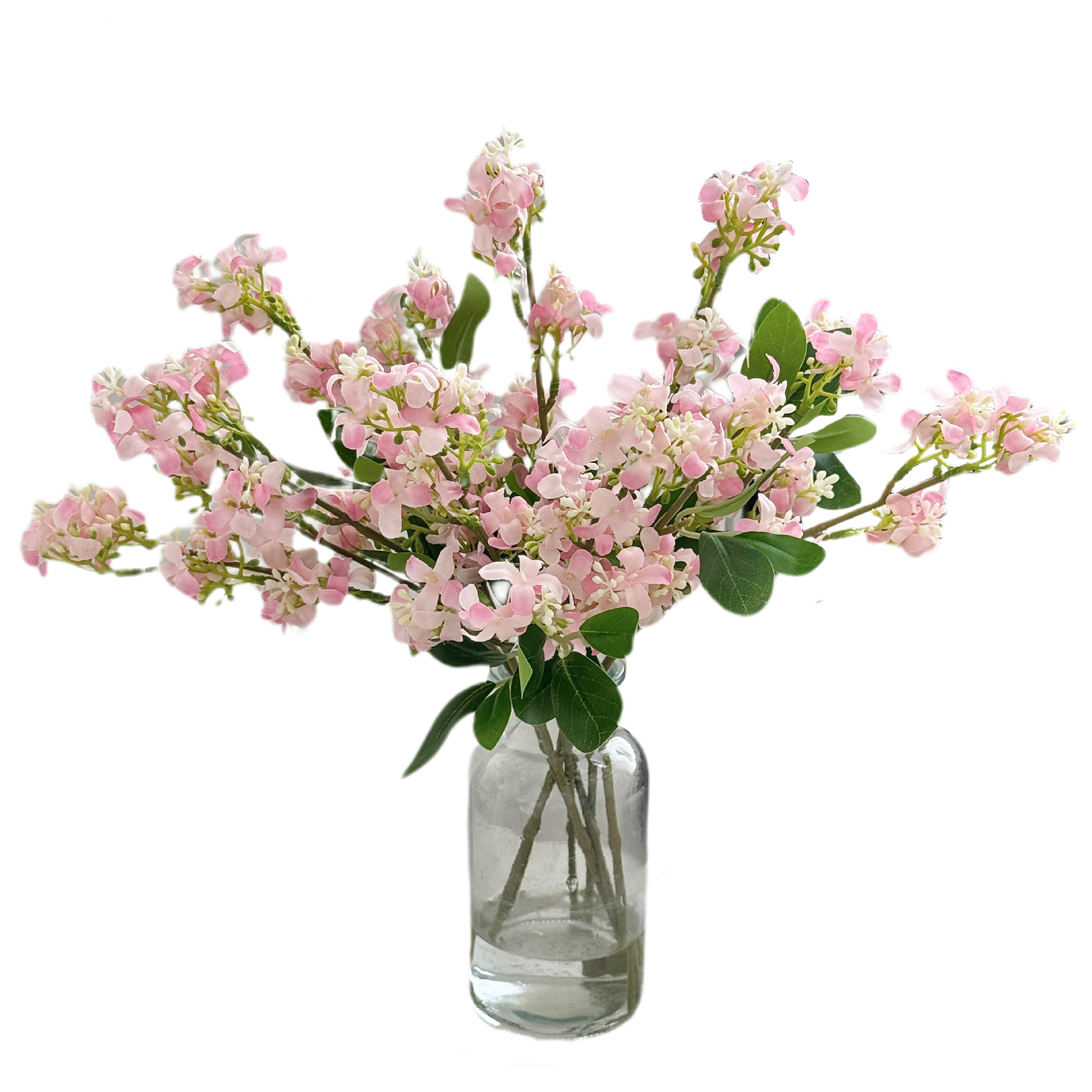 仿真花/春天花园/要掃墓用的塑膠花/压纹玫瑰/仿真花女2022森系白底实物图