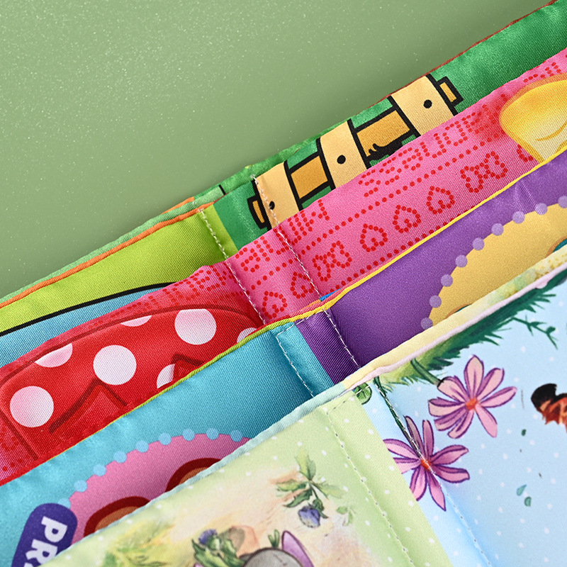 Customized children's cloth books, educational toy books, tear-resistant baby cloth books, paper enlightenment books, early education toys Item Picture