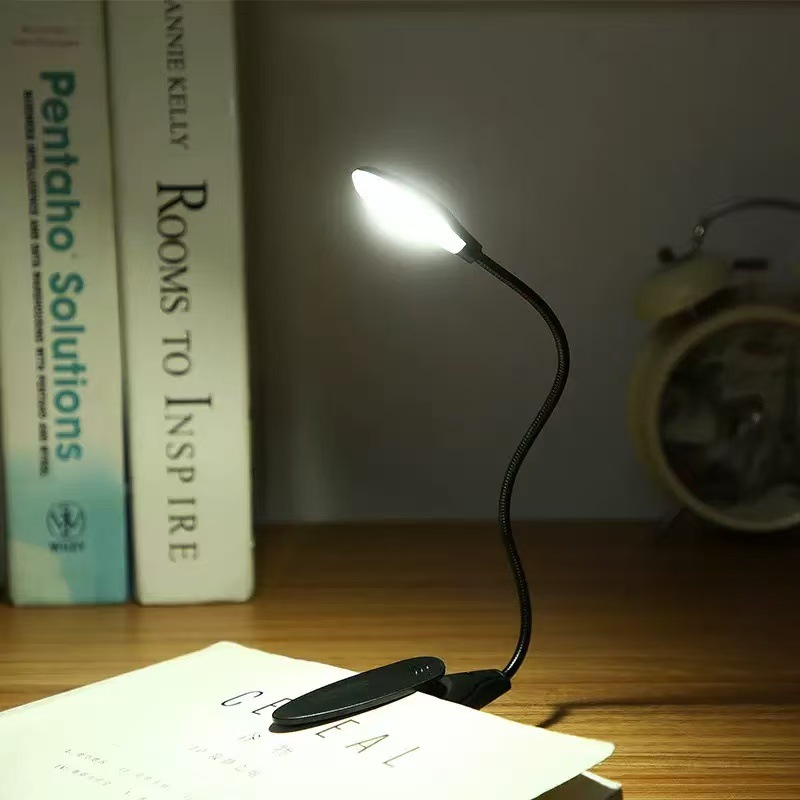 LED clip eye-protecting lamp, study-specific student foldable desk, writing and reading lamp, charging clip desk lamp details Picture