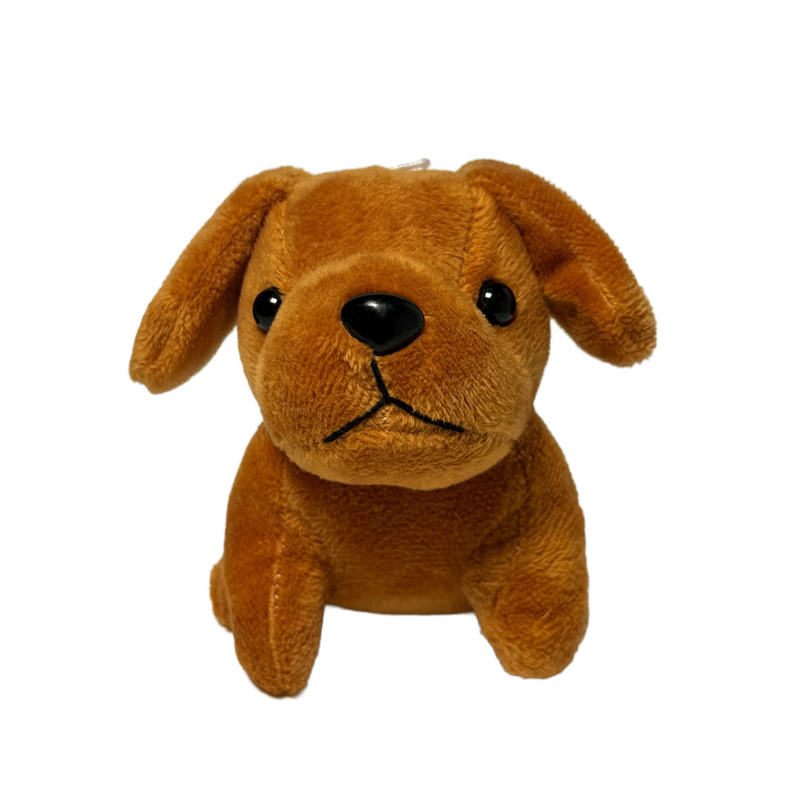 Cute golden retriever puppy plush toy doll pendant, children's cartoon doll, husky, teddy, Schnauzer Item Picture