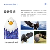 Cross-border Christmas cartoon lazy person one-piece children's sleeping bag, large reindeer and eagle animal variable storage throw pillow Application Scenario