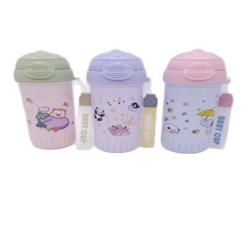 2026 Summer New Children's water cup, double-drinking straw cup for kindergarten babies, portable water bottle for outdoor sports, anti-drop Application Scenario