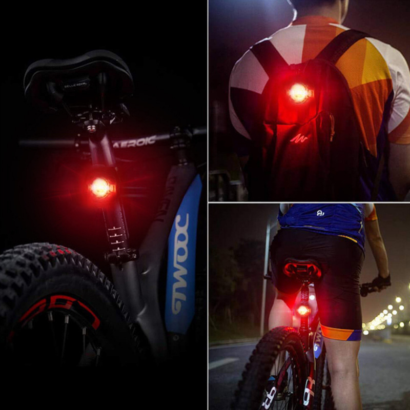 The new bicycle lights are mostly mountain bike taillights with 3-LED battery-powered taillights and two-speed switching. They are equipped with waterproof riding gear and high-brightness warning lights for riding Application Scenario