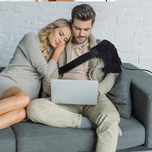 Cross-Border Best-Selling Heated Shoulder Guard, Usb Heated Joint Fixation, Adjustable Shoulder Support For Home Physiotherapy Wholesale Application Scenario