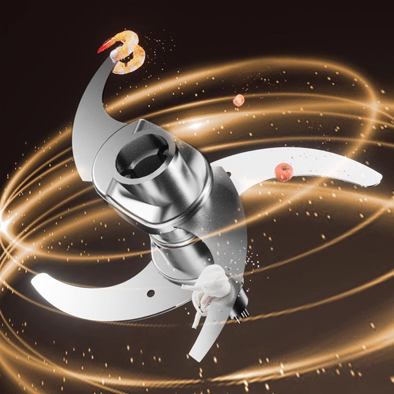 Oakes meat grinder is a household electric, small stainless steel, multi-functional condiment and garlic paste food processor Application Scenario